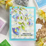 pinkfreshstudio Folk Floral Stem stencils - Crafty Meraki