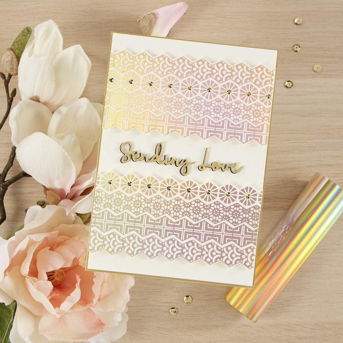 Spellbinders Glimmer Hot Foil Roll - Aura - Crafty Meraki