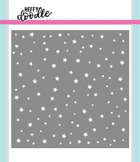Heffy Doodle Starfall Stencil - Crafty Meraki
