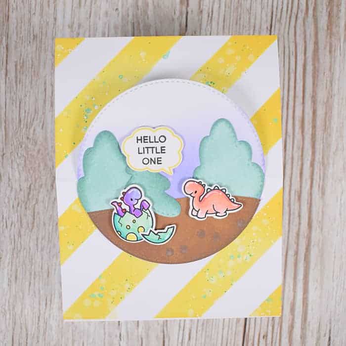 Heffy Doodle Barber Shop (Thick Diagonal Stripes) Stencil - Crafty Meraki