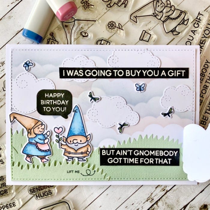 Gnome Matter What Clear Stamps - Crafty Meraki