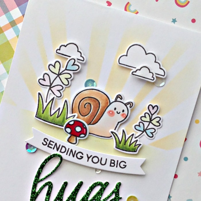 Heffy Doodle Rays The Roof Stencil - Crafty Meraki