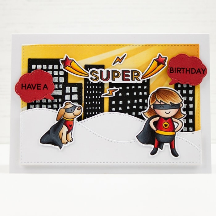 Heffy Doodle Rays The Roof Stencil - Crafty Meraki