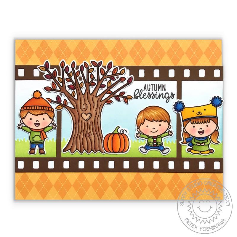 Sunny Studio Fall Kiddos Stamps - Crafty Meraki