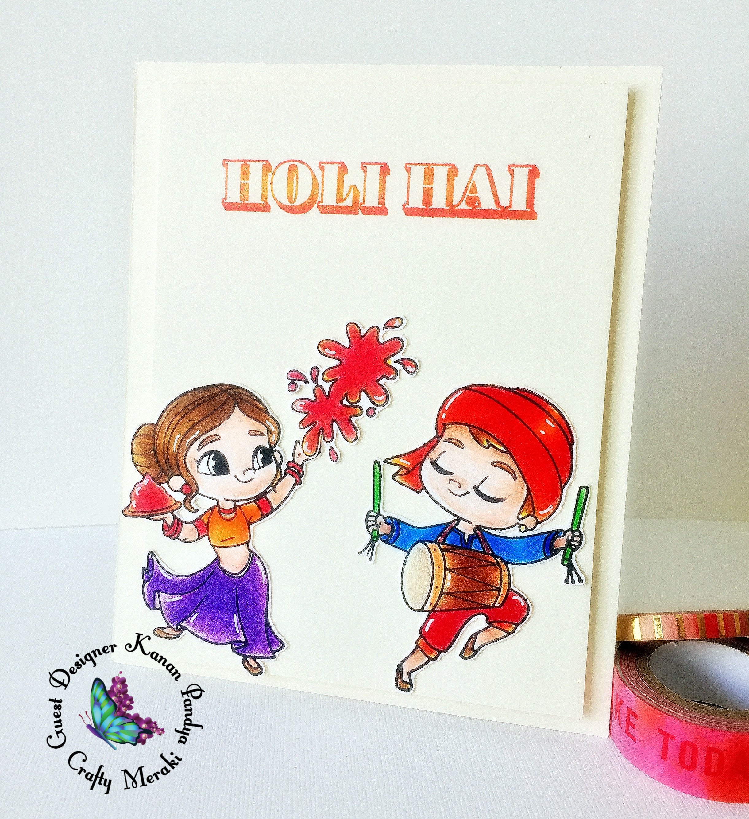 Crafty Meraki Holi Hai stamp set - Crafty Meraki