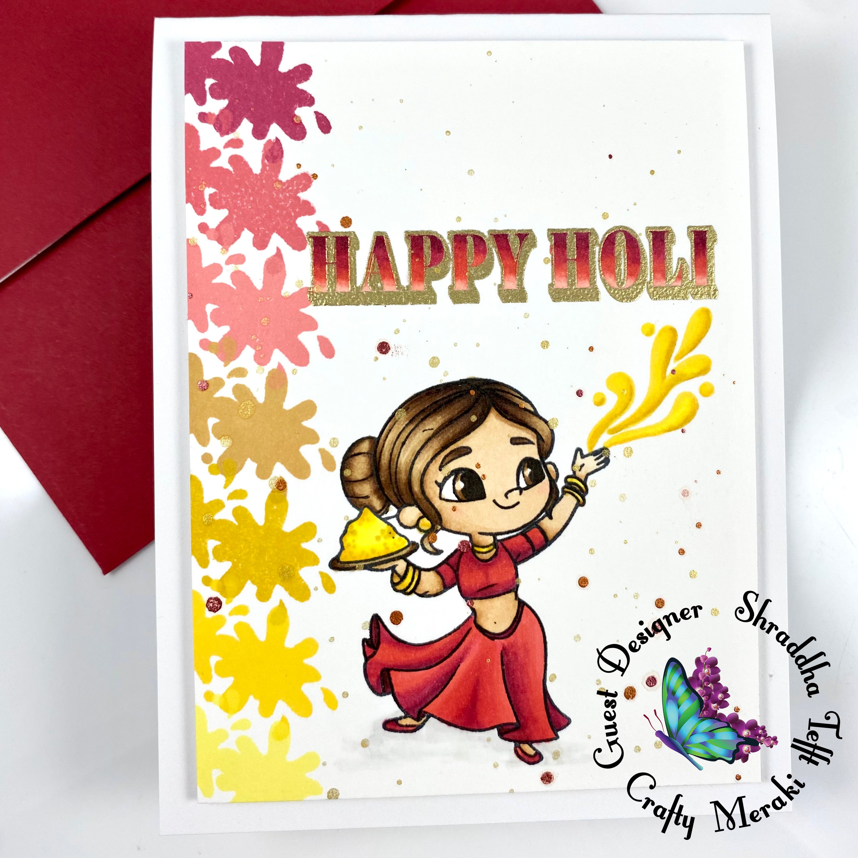 Crafty Meraki Holi Hai stamp set - Crafty Meraki