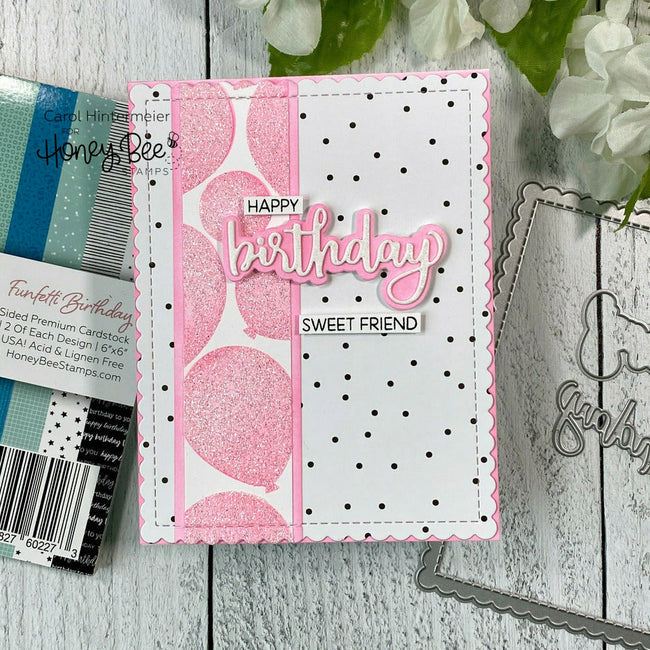 Honey Bee Stamps Bitty Buzzwords - 6x6 Stamp Set - Crafty Meraki