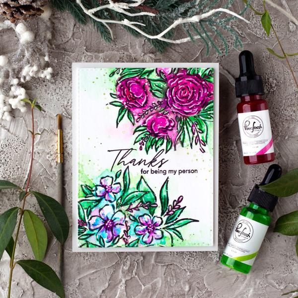 Pinkfresh Studio Full Bloom Stamp Set - Crafty Meraki