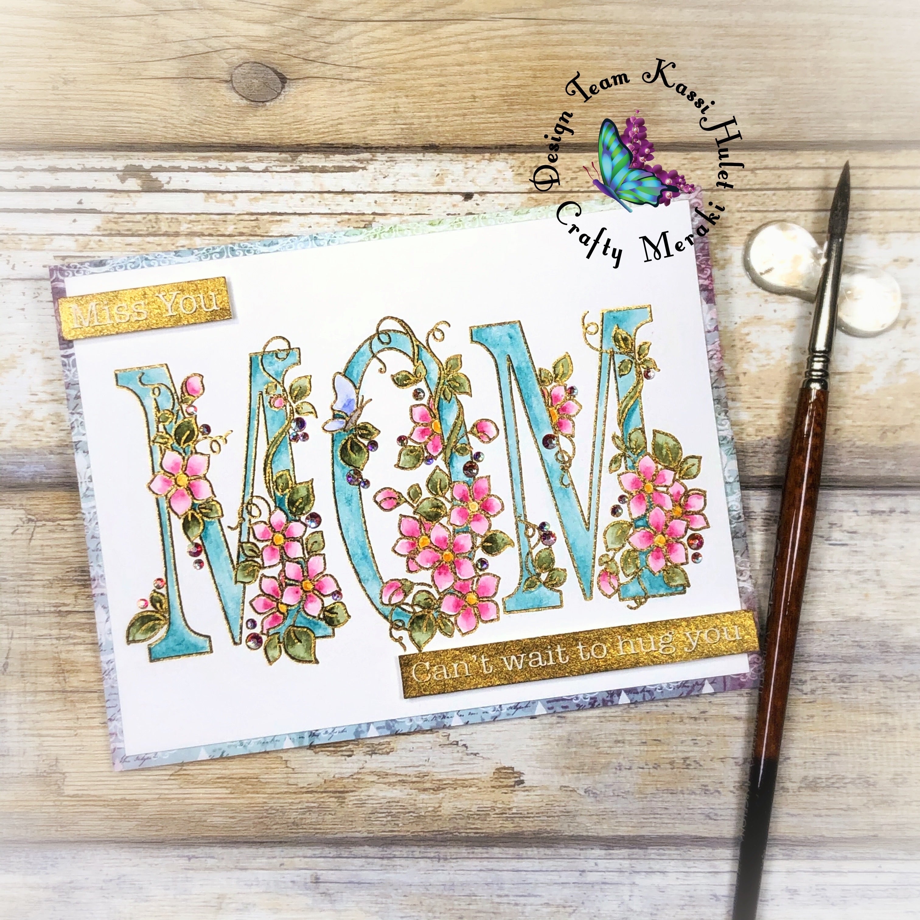 Crafty Meraki Love You Mom Stamp set - Crafty Meraki