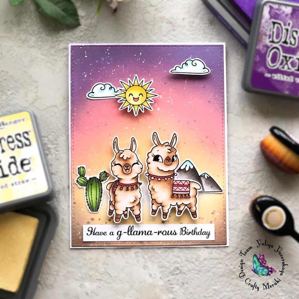 Crafty Meraki G-llama-rous Birthday Para-dies - Crafty Meraki