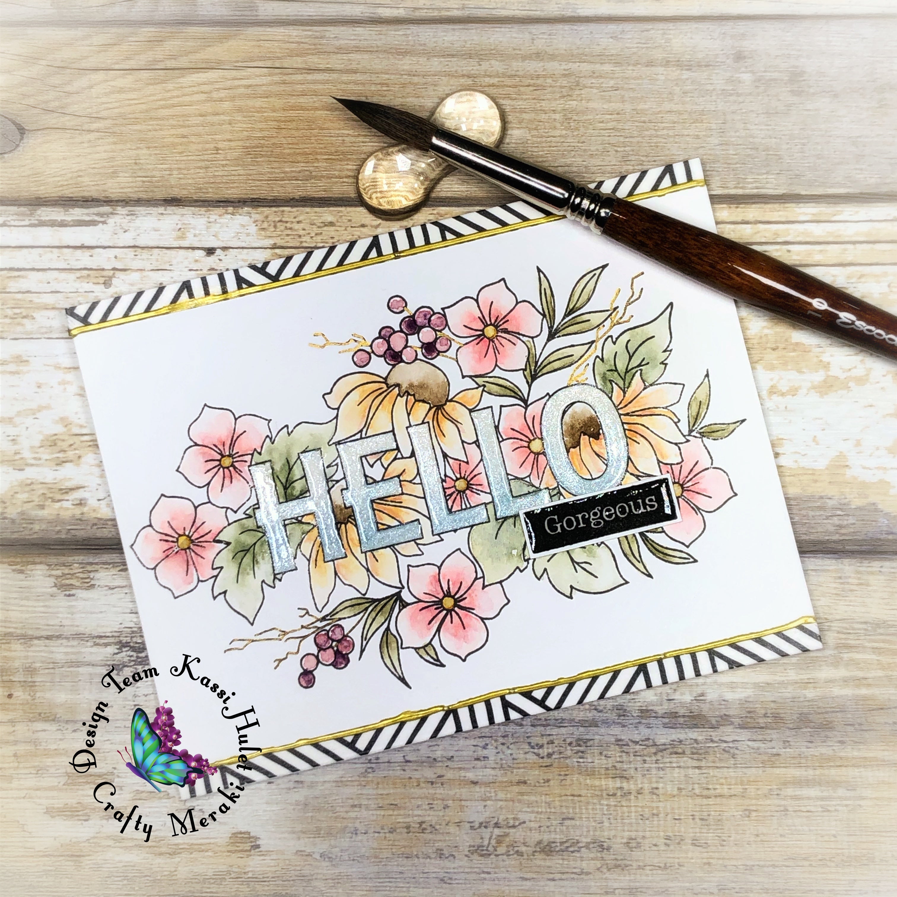 Crafty Meraki Hello Love Stamp set - Crafty Meraki