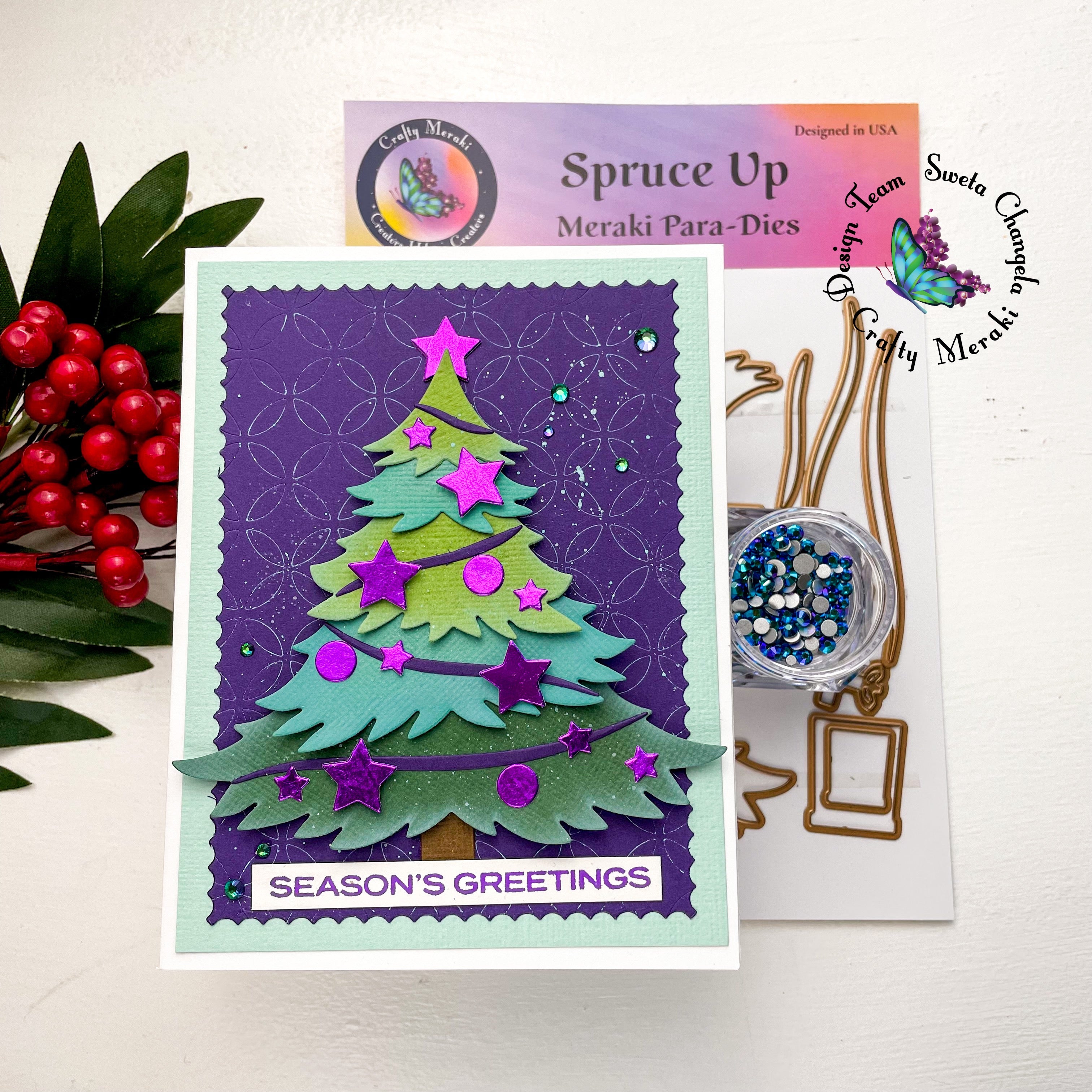 Crafty Meraki Spruce Up Layering Tree die - Crafty Meraki