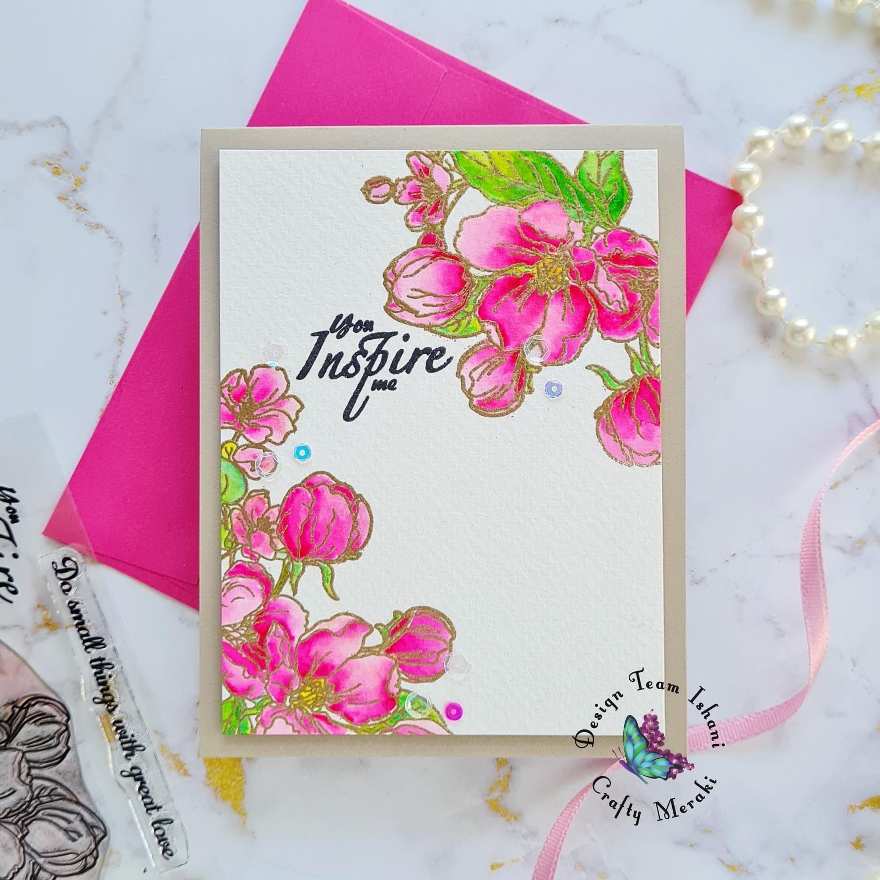 Crafty Meraki You Inspire Me Stamp set - Crafty Meraki