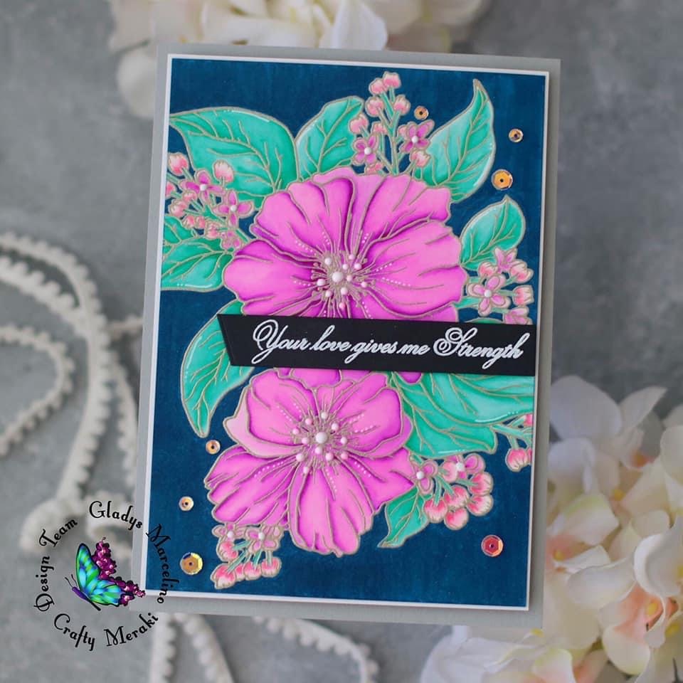 Crafty Meraki Love Forever Stamp set - Crafty Meraki