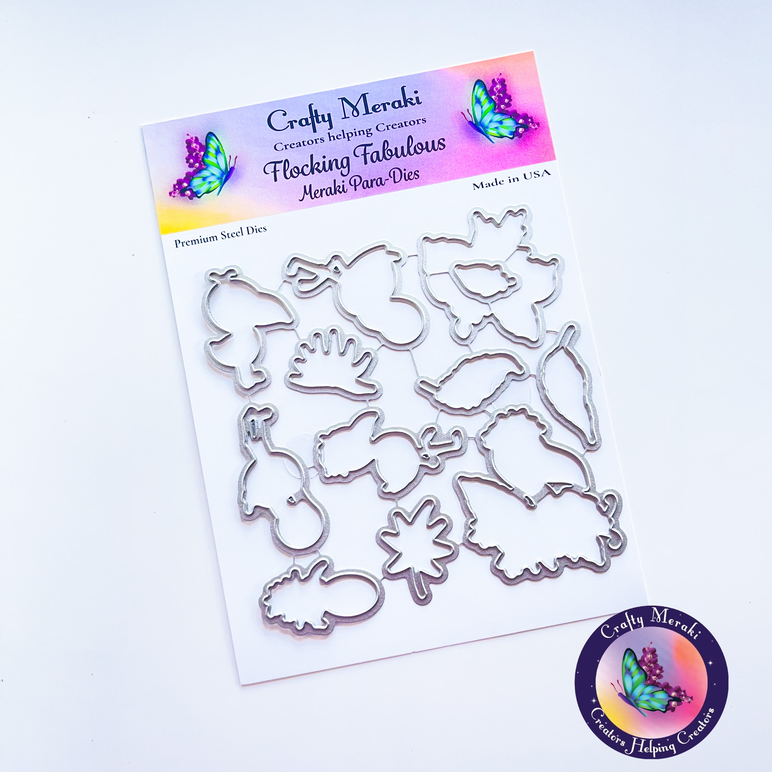 Crafty Meraki Flocking Fabulous Meraki Para-Dies - Crafty Meraki