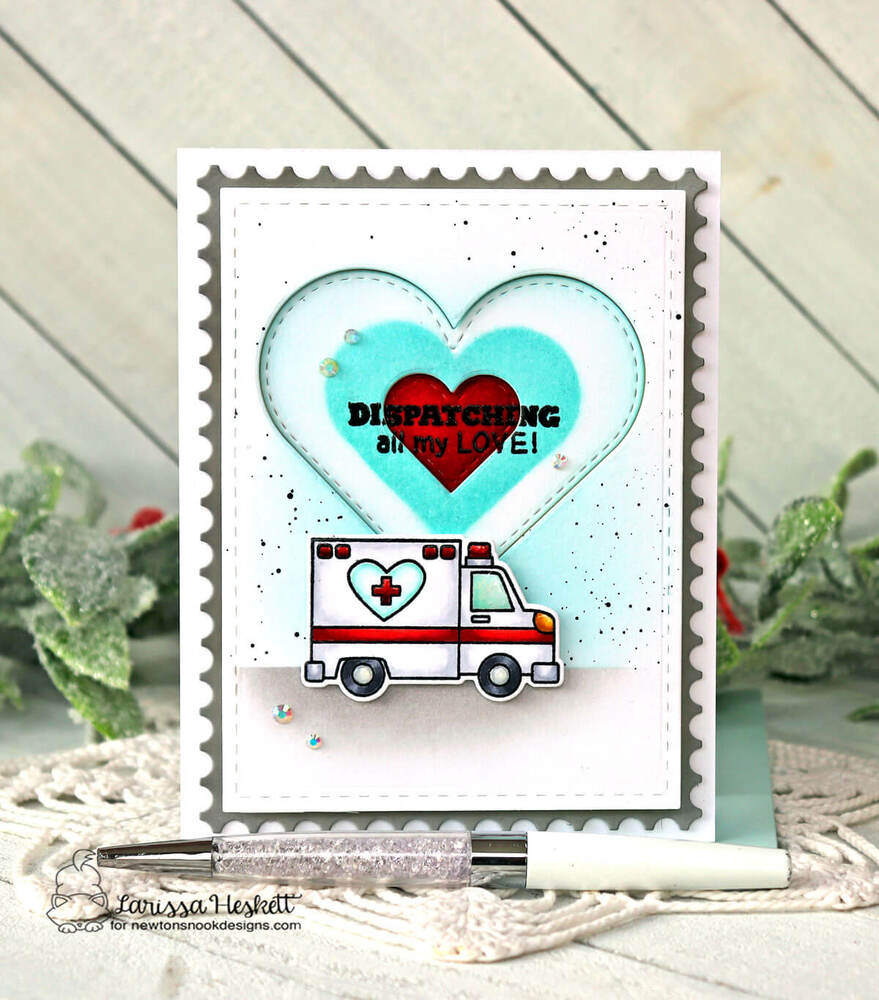 Newton's Nook Love Emergency Stamp Set - Crafty Meraki