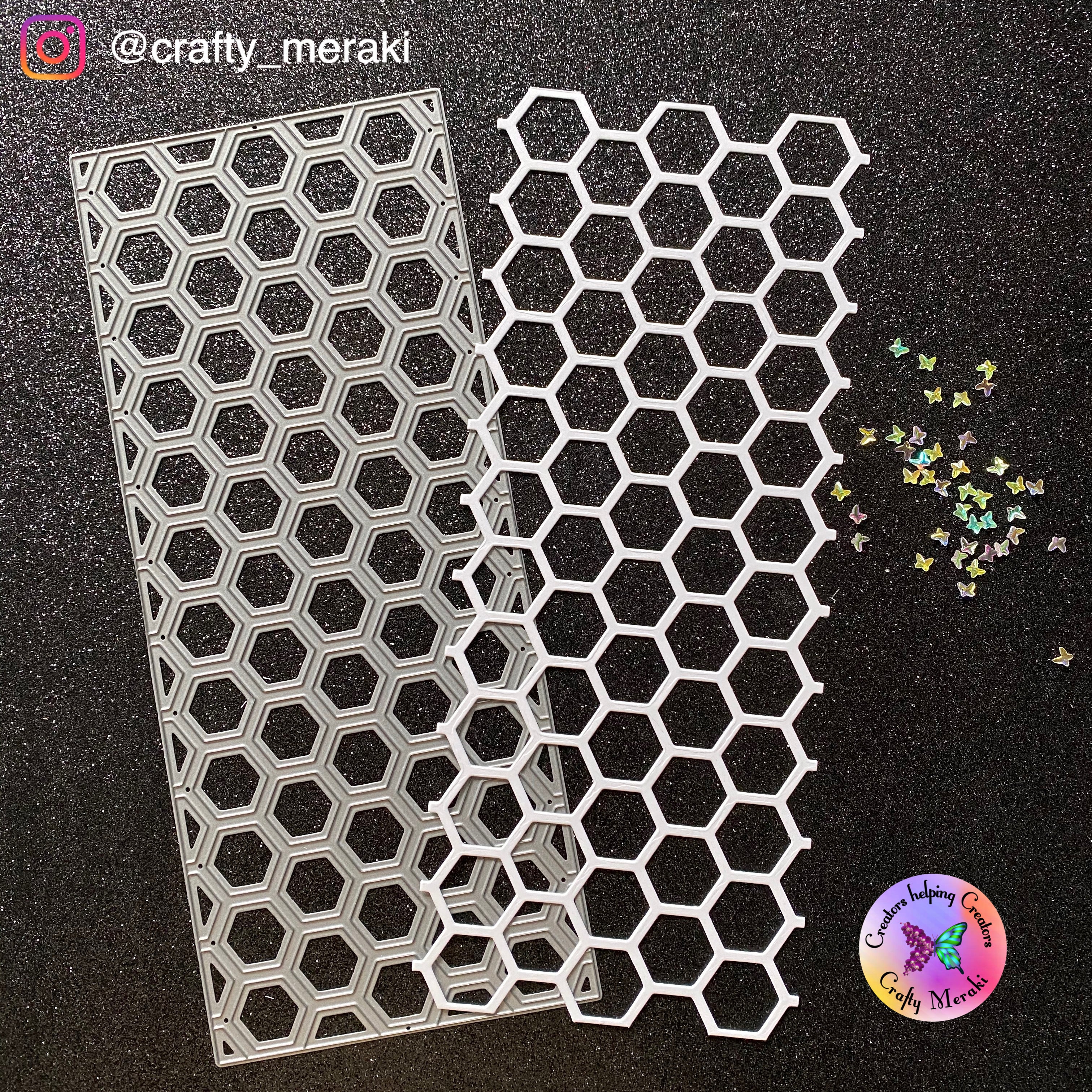Crafty Meraki Crafty Hive Slimline die - Crafty Meraki