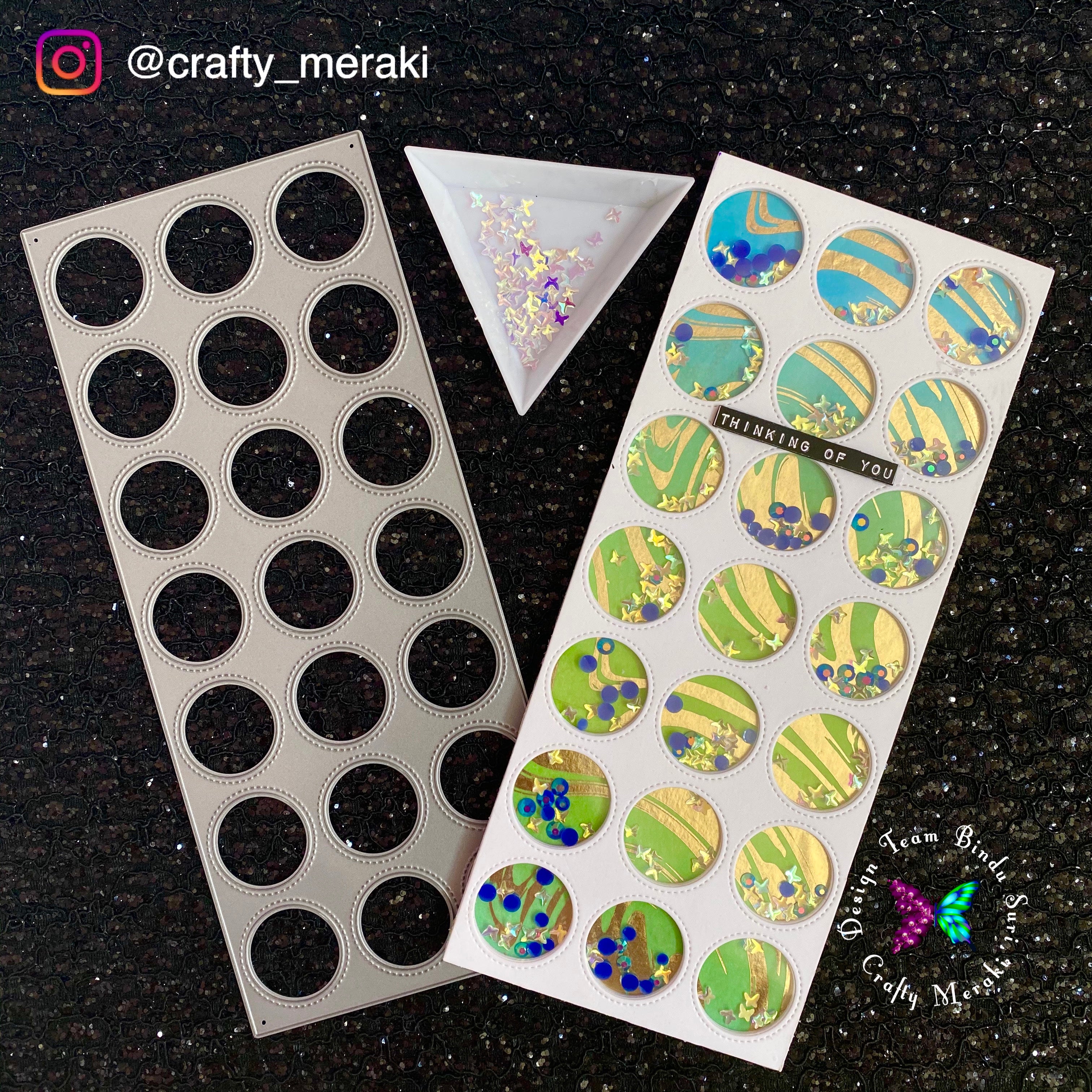 Crafty Meraki Round The Block Slimline die - Crafty Meraki
