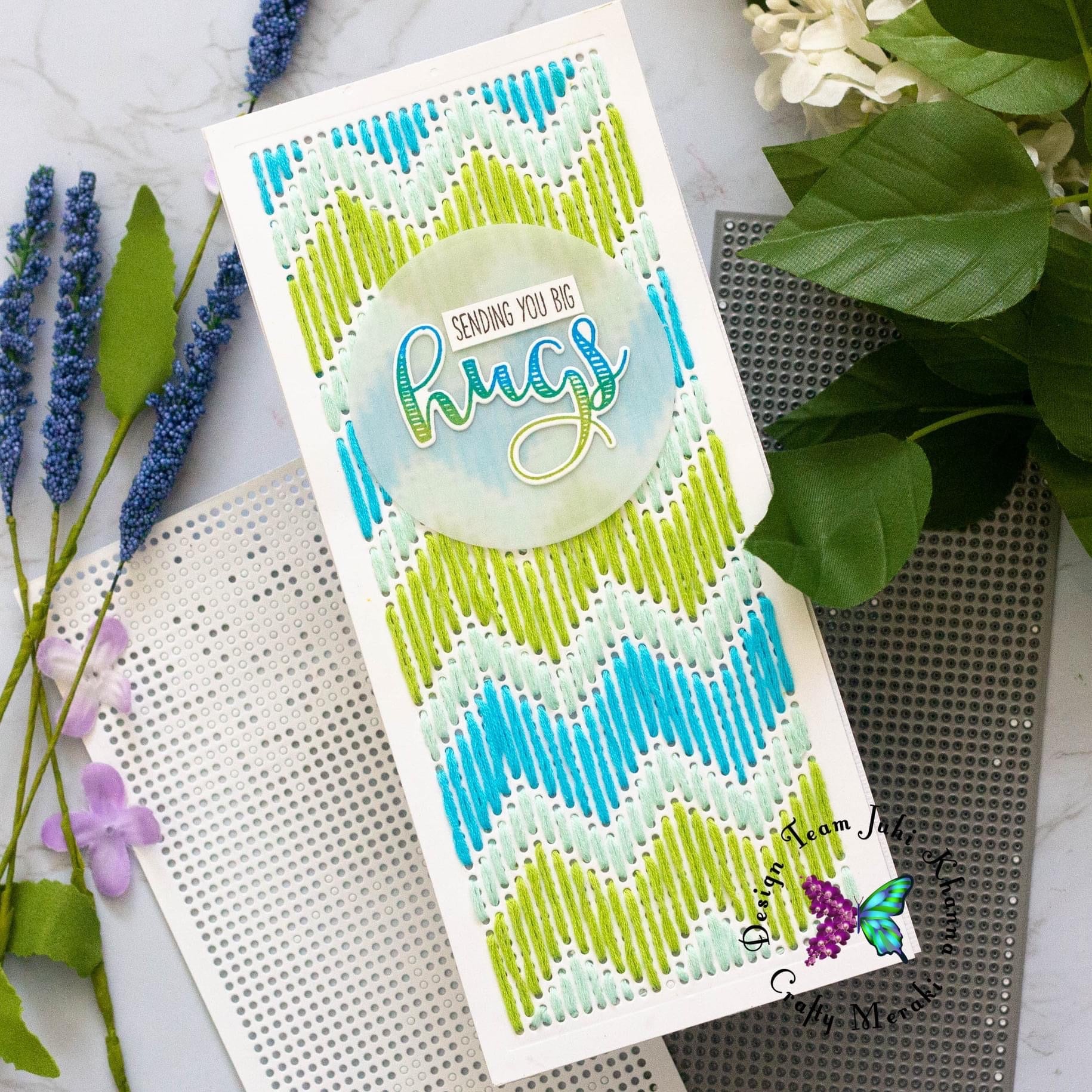 Crafty Meraki Stitch-A-Cross Slimline die - Crafty Meraki
