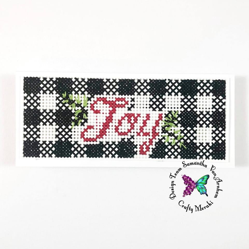 Crafty Meraki Stitch-A-Cross Slimline die - Crafty Meraki