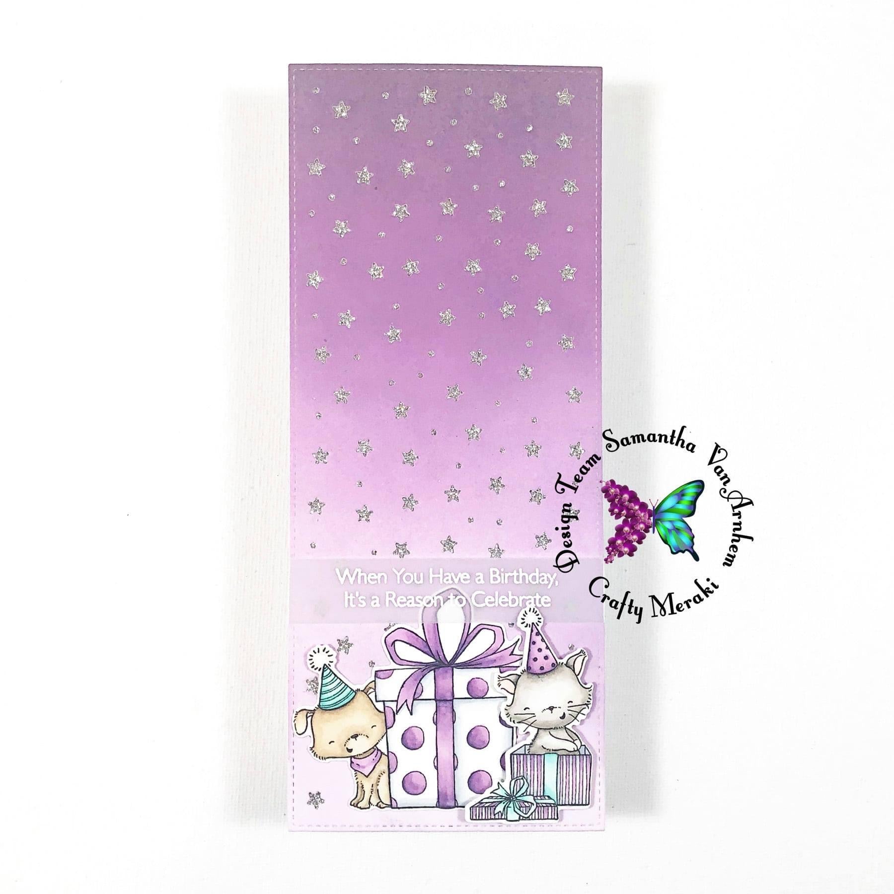 Crafty Meraki Crafty Twinkle Slimline die - Crafty Meraki