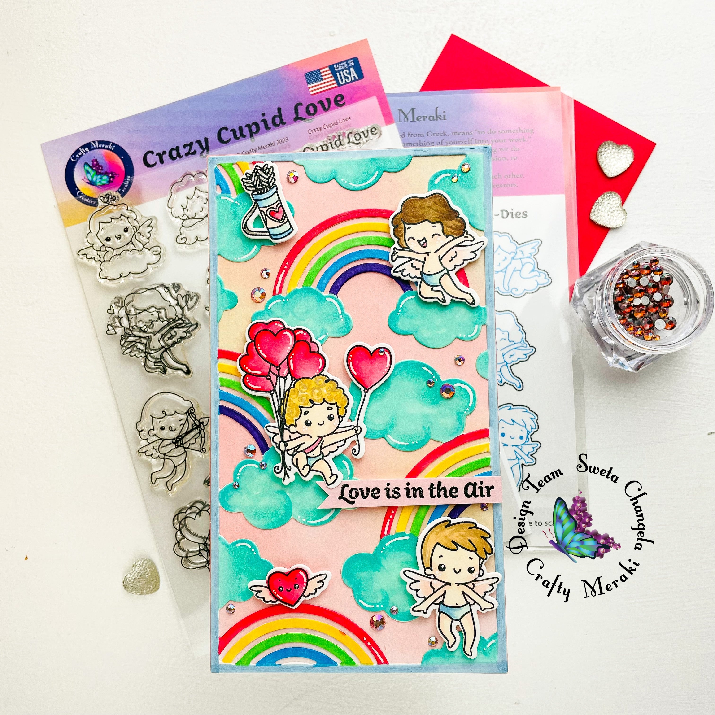 Crafty Meraki Crazy Cupid Love Coordinating Dies - Crafty Meraki