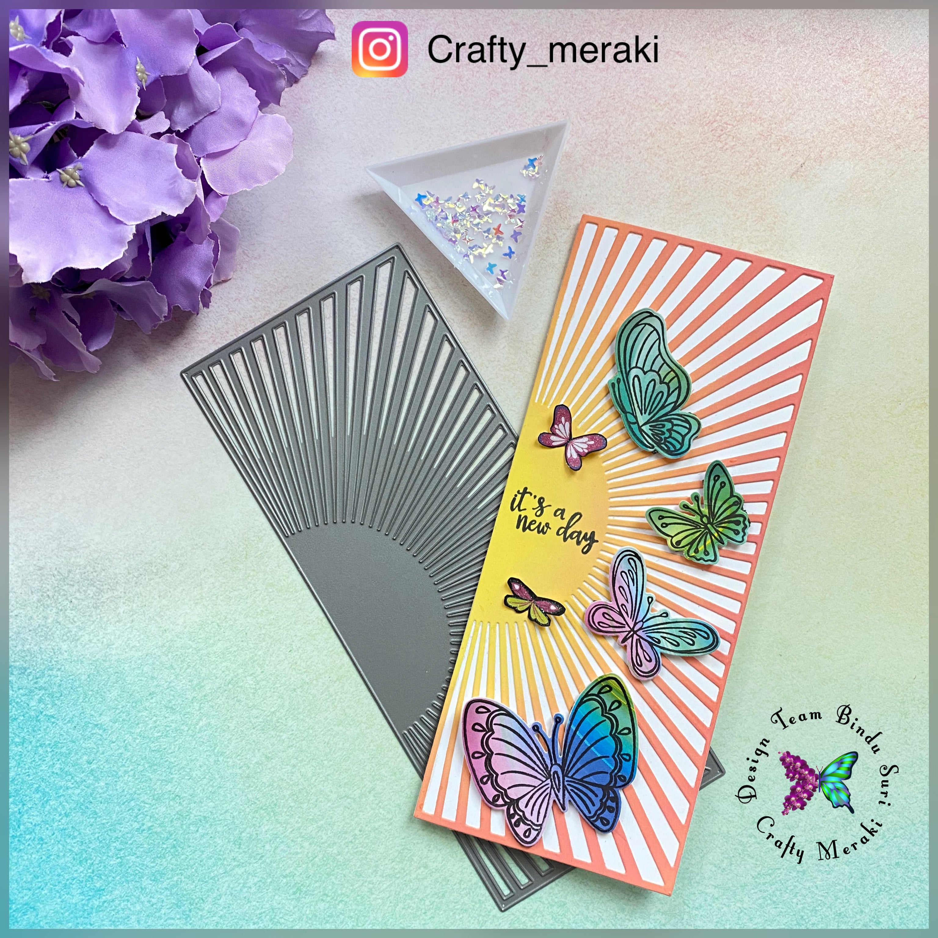 Crafty Meraki You are my Sunshine Slimline die - Crafty Meraki