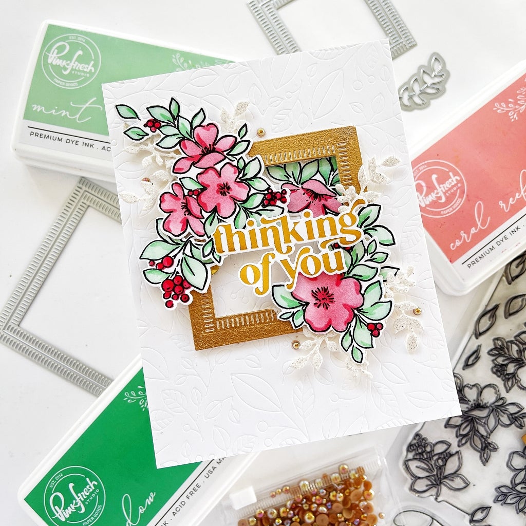 Pink Fresh Studio in the Meadow Layering Stencils - Crafty Meraki