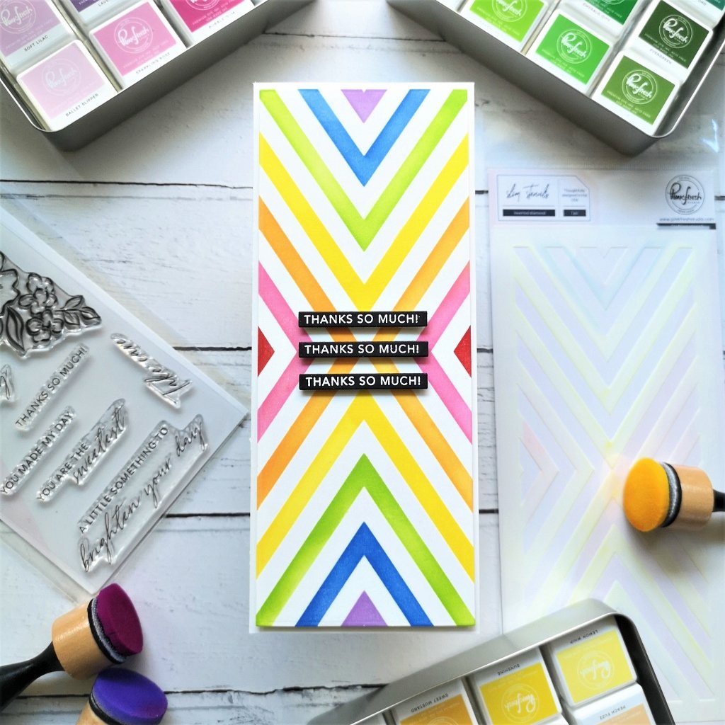 Pinkfresh Studio Floral Notes stamp set - Crafty Meraki