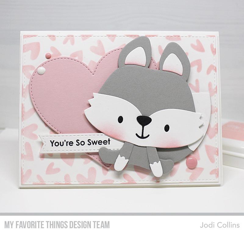 My Favorite Things Lots of Heart Stencil - Crafty Meraki