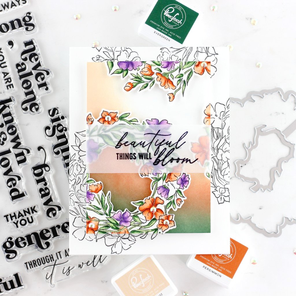 Pinkfresh Studio Known and Loved layering Stencil set - Crafty Meraki