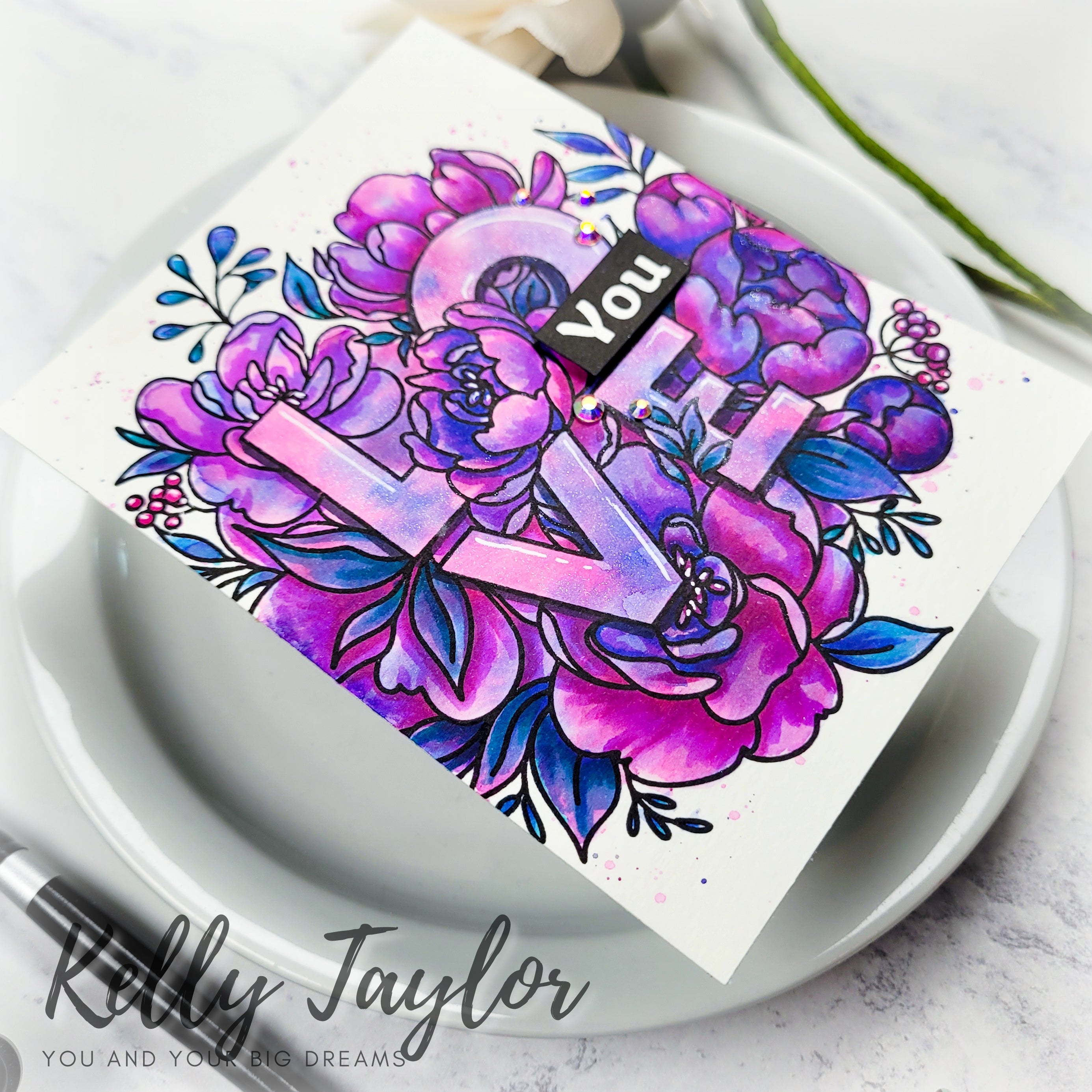 Crafty Meraki All You Need is Love Stamp set - Crafty Meraki
