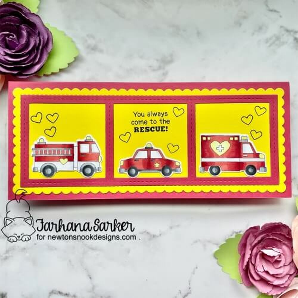 Newton's Nook Love Emergency Stamp Set - Crafty Meraki