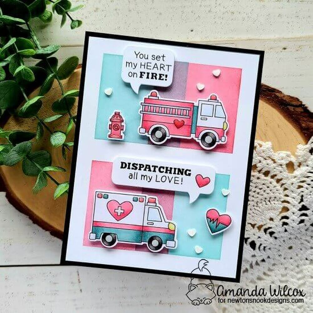 Newton's Nook Love Emergency Stamp Set - Crafty Meraki