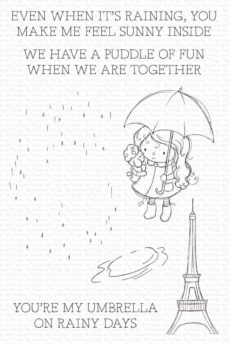 My Favorite Things RAM Rainy Day Friends WS Stamps Set - Crafty Meraki
