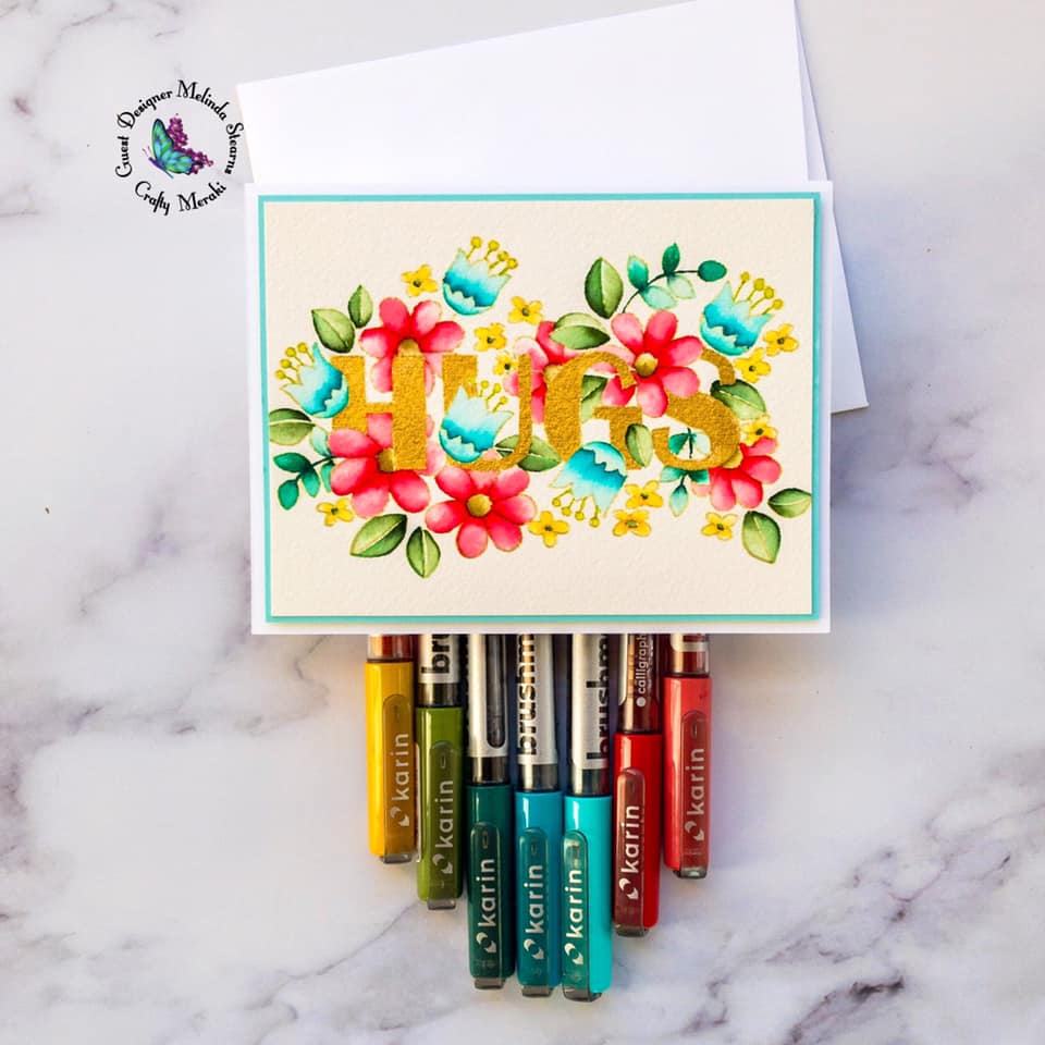 Crafty Meraki Floral Hugs stamp - Crafty Meraki