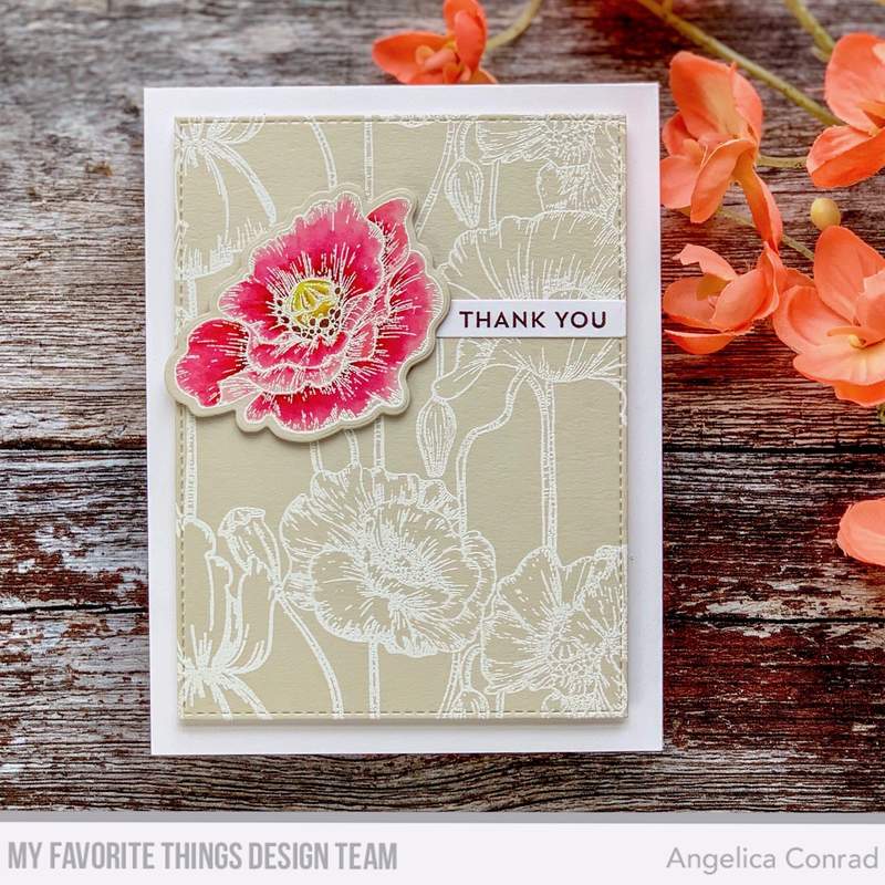 My Favorite Things Poppy Blooms Stamps - Crafty Meraki
