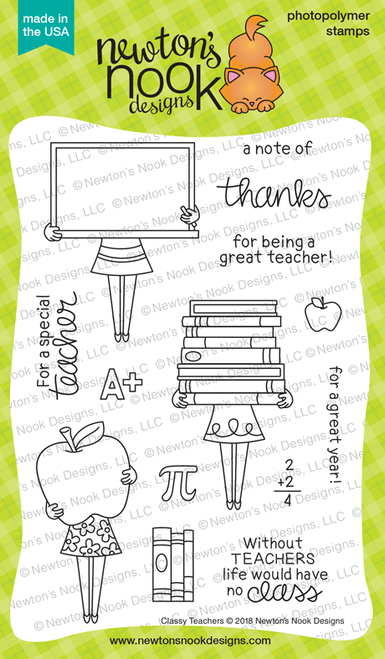 Newton's Nook Classy Teachers Stamp Set - Crafty Meraki