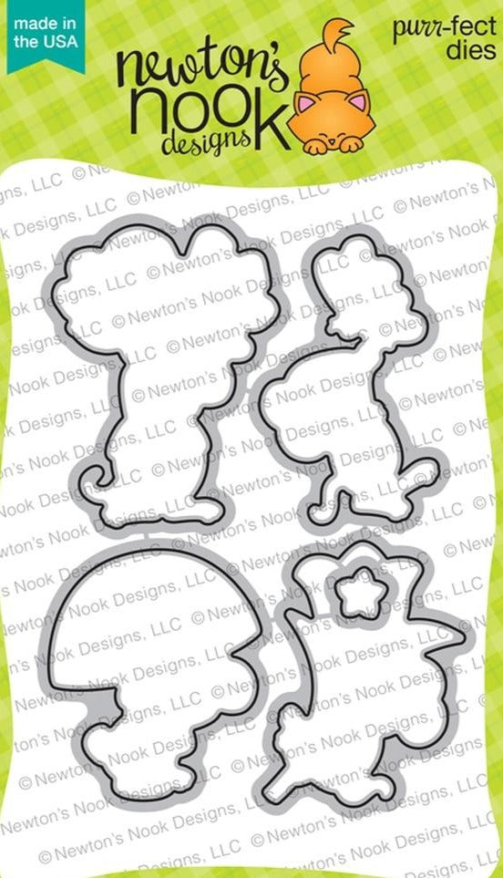 Newton Snook Designs GARDEN MICE DIE SET Stamp set - Crafty Meraki