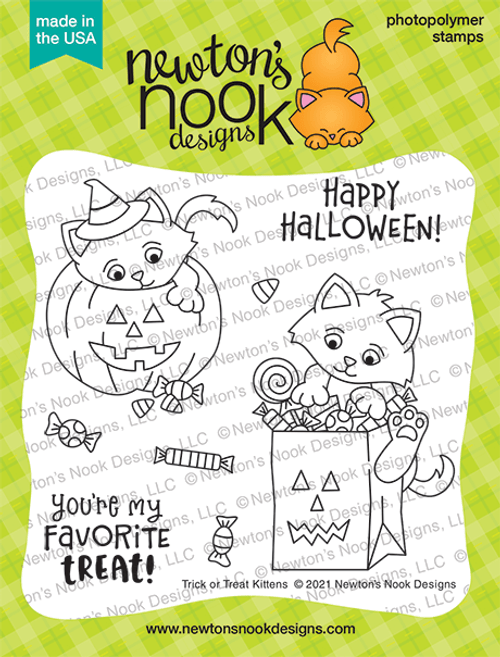 Newton's Nook Trick or Treat Kittens Stamp Set - Crafty Meraki