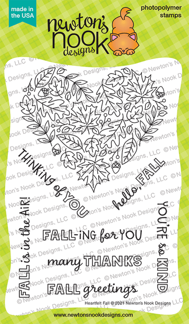 Newton's Nook Heartfelt Fall Stamp Set - Crafty Meraki