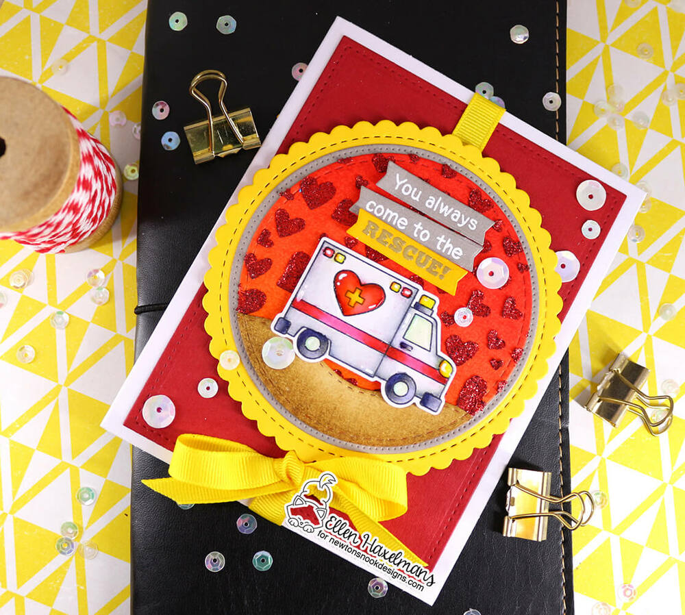 Newton's Nook Love Emergency Stamp Set - Crafty Meraki