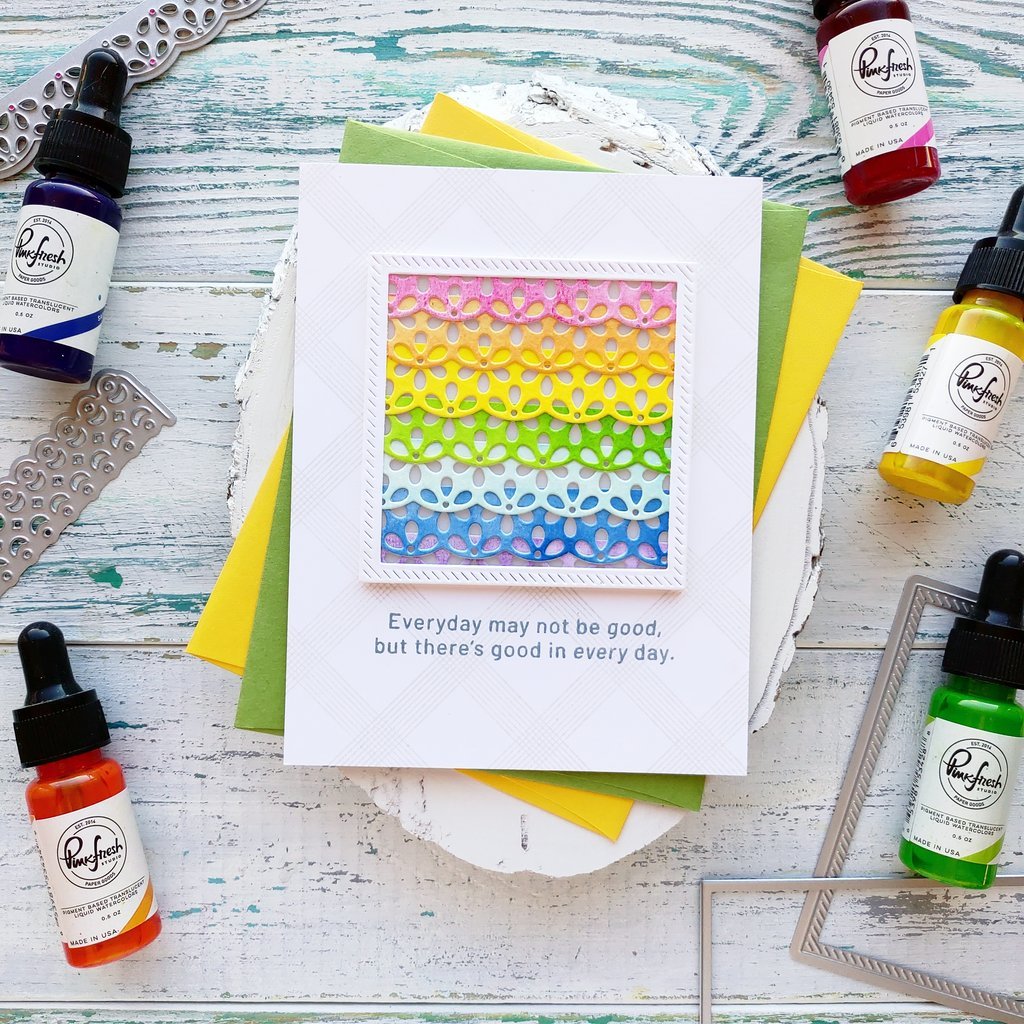 Pinkfresh Studio Cling Rubber Stamp: Diamond Tiles - Crafty Meraki