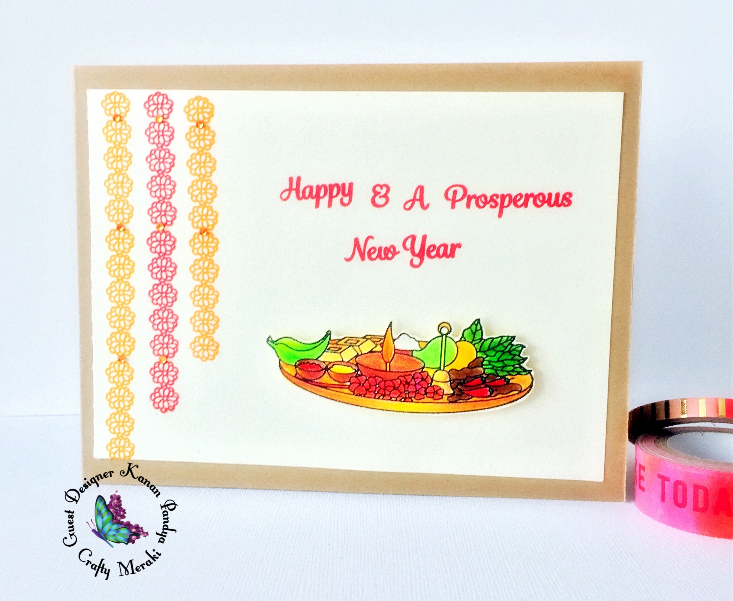Crafty Meraki Happy Ugadi stamp set - Crafty Meraki