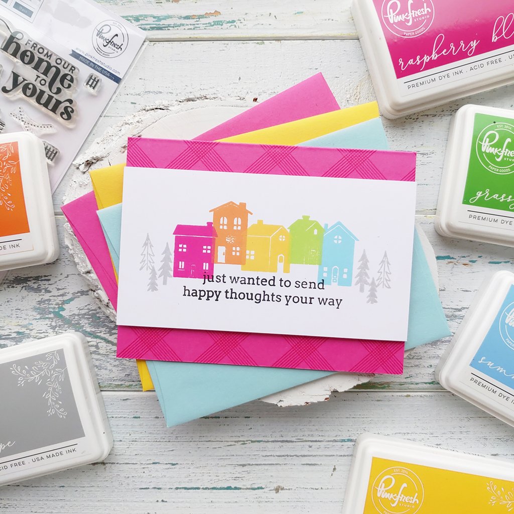 Pinkfresh Studio Cling Rubber Stamp: Diamond Tiles - Crafty Meraki