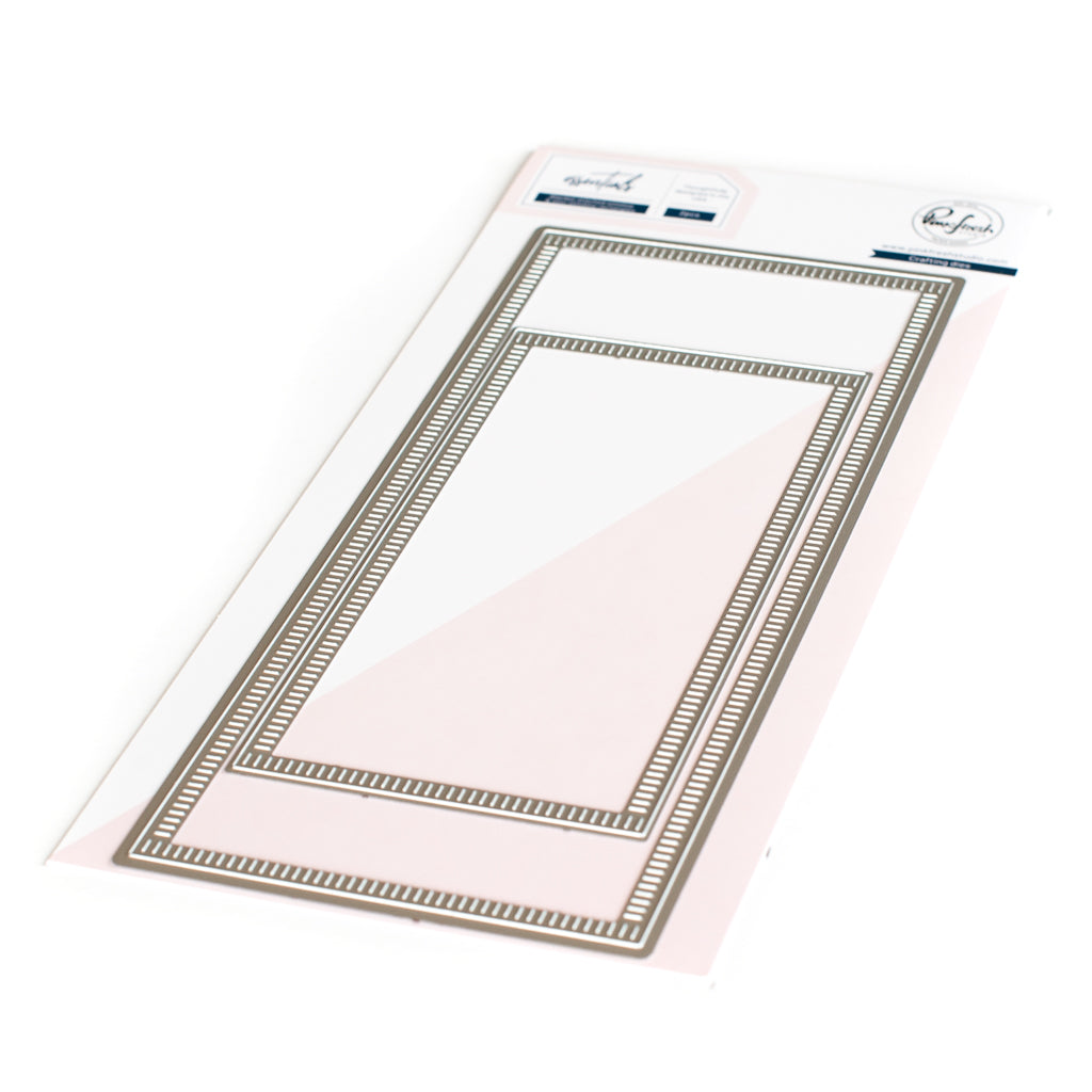 pinkfresh studioEssentials Blanket Stitch Slimline & Mini Slimline Rectangles - Crafty Meraki