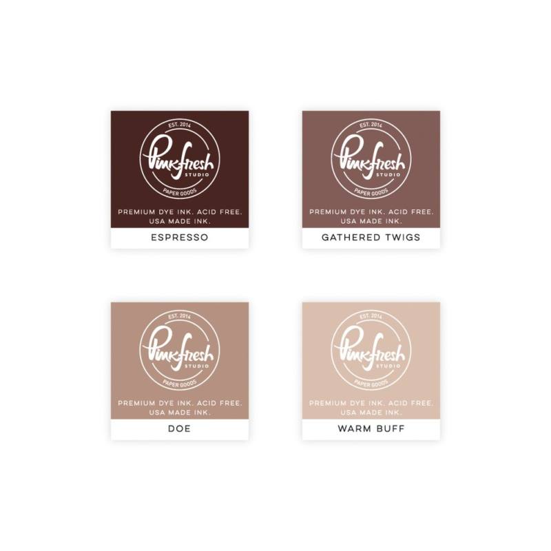 Pinkfresh Studio Premium Dye Ink Cube Pack : Wild Truffles - Crafty Meraki