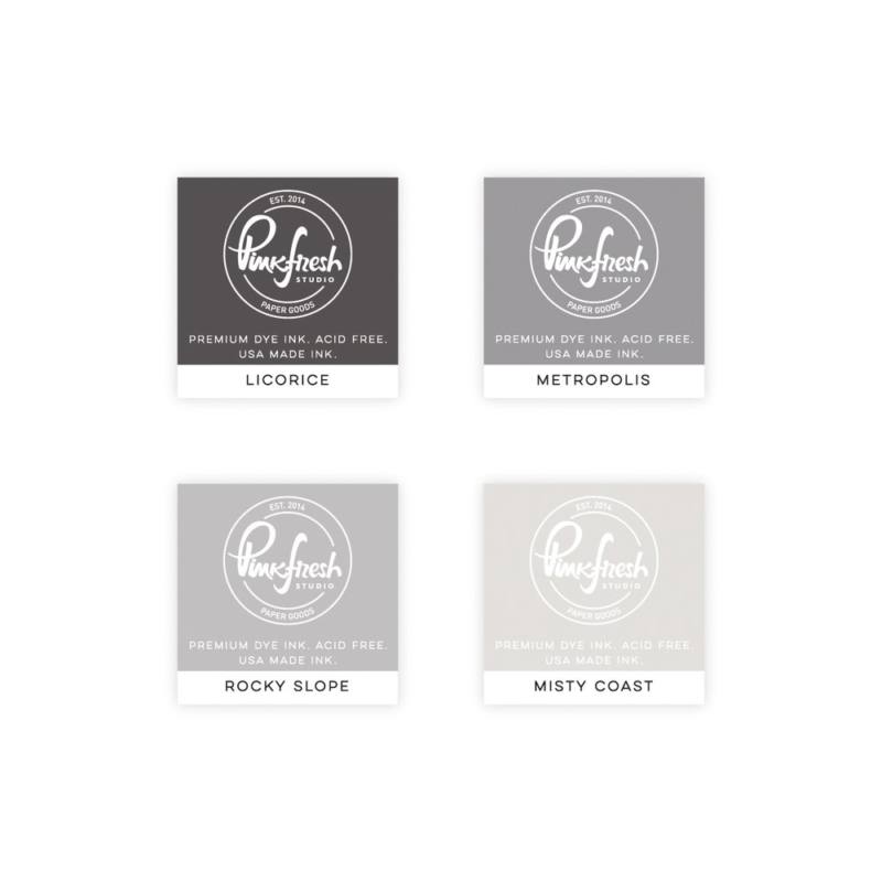 Pinkfresh Studio Premium Dye Ink Cube Pack : Urban Raincoat - Crafty Meraki