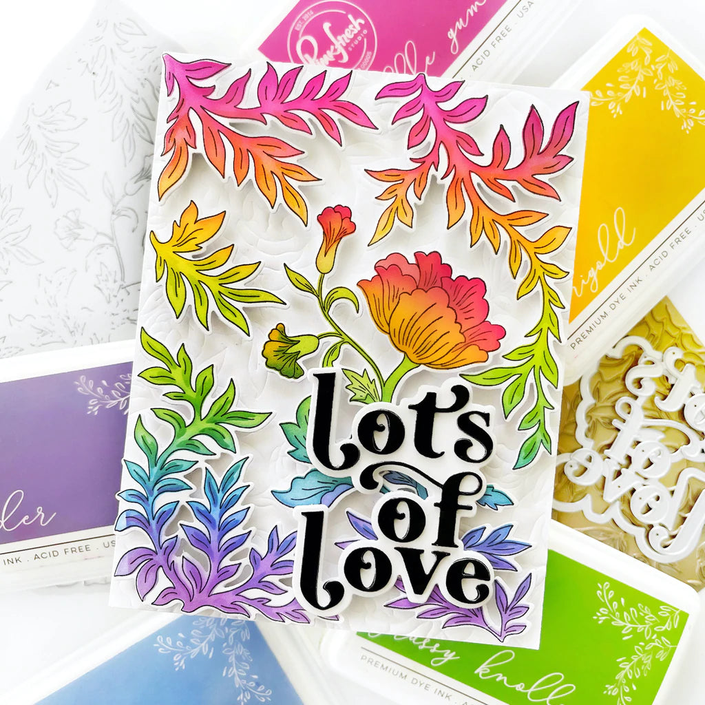 Pinkfresh Studio Blooming Vines stamp - Crafty Meraki