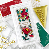 pinkfreshstudio Folk Floral Stem stamp - Crafty Meraki